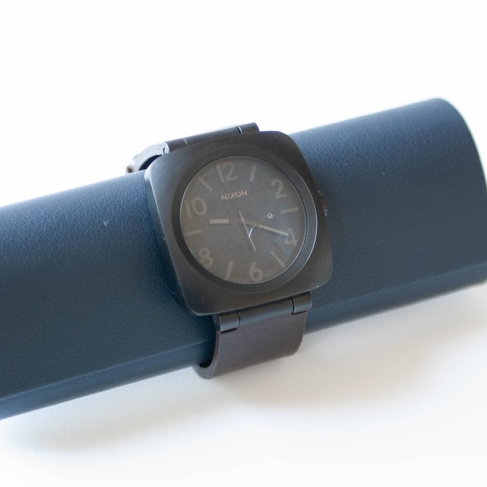 Nixon "The Volta" Black Stainless Steel Watch